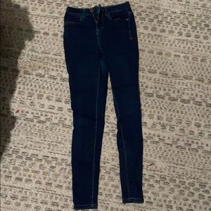 Dark blue skinny jeans